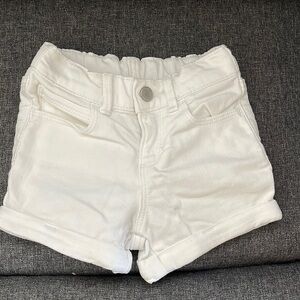 2T Old navy white short